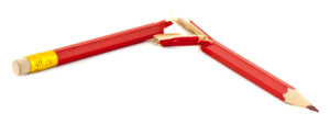break editor's pencil